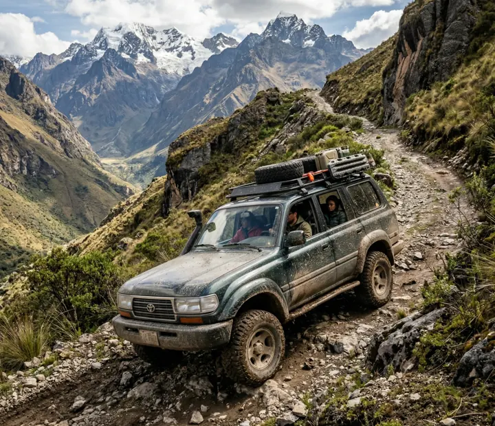 Ruta de aventura con camionetas 4x4
